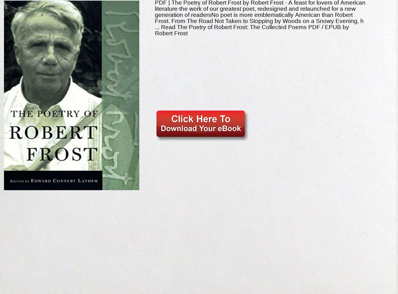 Robert frost poems pdf download